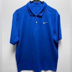 Men’s Large Nike Blue short sleeve Polo